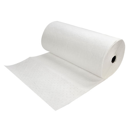 30" x 150 ft Standard White Oil-Only HW Absorbent Roll