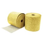 15" x 150 ft Hazmat Premium Yellow Perfed Absorbent Roll 2/Bag
