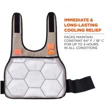 Chill-Its 6230 Cooling Vest w/Ice Packs - 1