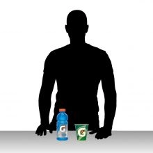 12 oz Gatorade Waxed Logo Paper Cups - 1