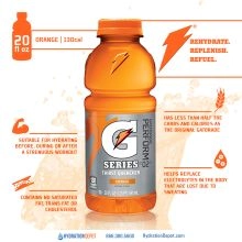Gatorade 20 oz Wide Mouth Bottles - 3