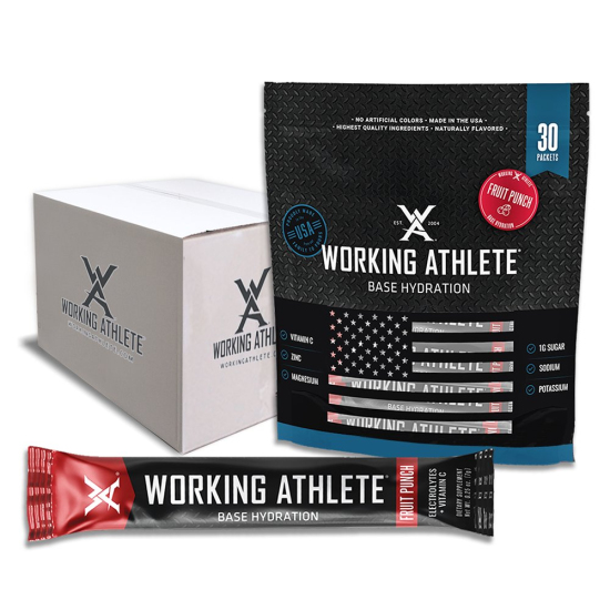 Working Athlete Base Hydration Fruit Punch - 1200 Pack