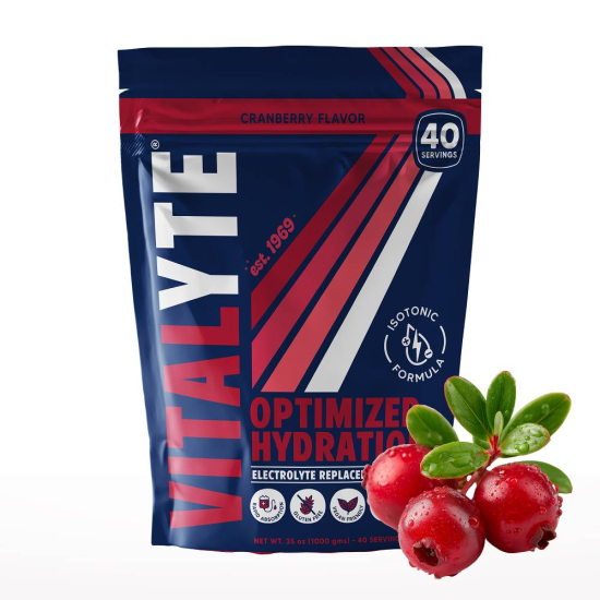 Vitalyte Electrolyte Replacement Drink Mix - Cranberry Frost, 5 Gallon