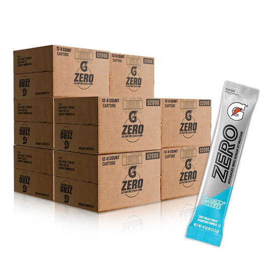 Gatorade Zero Single Serve Glacier Freeze Sticks - 960ct Bulk Pack