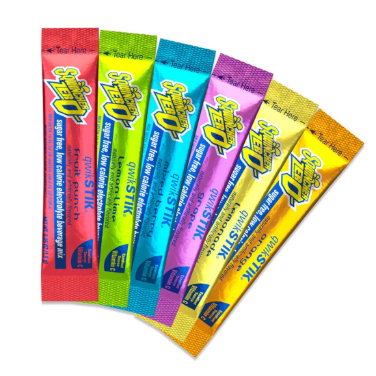 Sqwincher Zero Sugar Bundle 10 oz Individual Sticks - 1000 Sticks