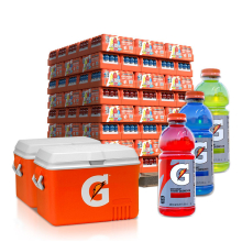 Gatorade 20 oz Wide Mouth Sports Drink - 54 Case Pallet W/ 2 Free Ice Chests - Fast Shipping