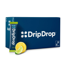 DripDrop Electrolyte Powder Sticks - Pack of 100 - Lemon Lime Flavor