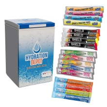 Multi-Brand Electrolyte Freeze Pop Bundle w/Free Chest Freezer