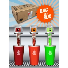 Gatorade Bag in Box (BIB) Syrup Concentrate - 3 Gallon Sports Drink