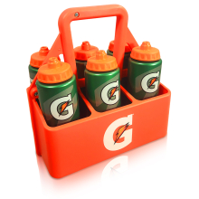 Gatorade Squeeze Bottle Carrier w/6 - 20 oz Bottles