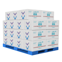 Emergency 33.8oz Box Drinking Water Pallet - 5 Year Shelf Life 
