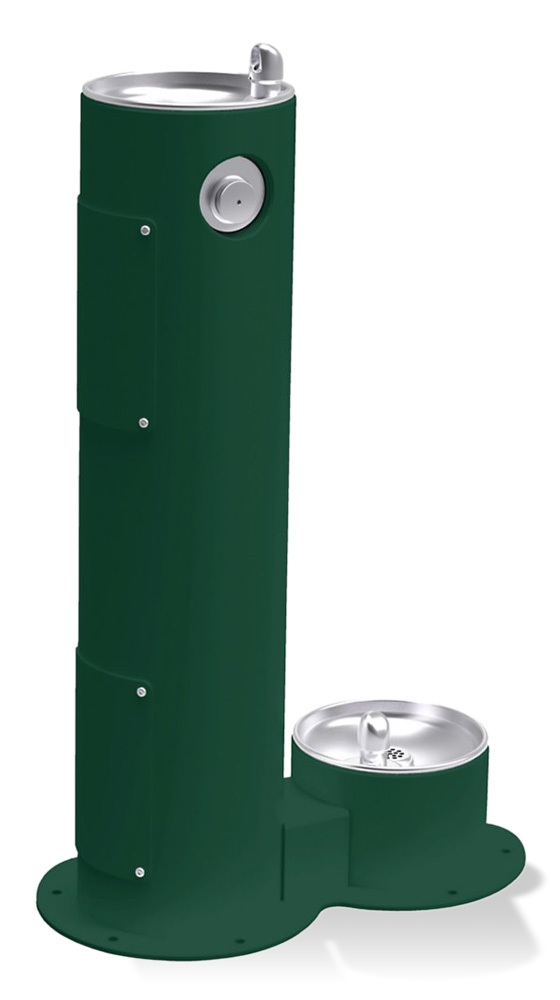 Elkay Outdoor Pedestal Fountain w/Pet Station