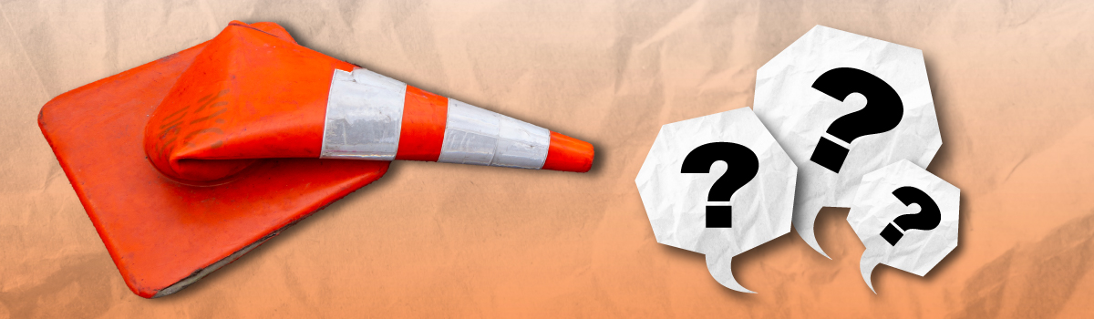 Why Do Cone Signs Tilt? Understanding the Causes and Solutions