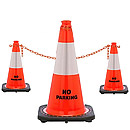 Cones with Chain Barriers