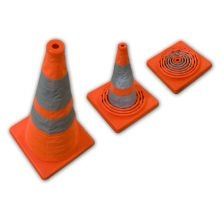 Orange Collapsible Pop Up Traffic Cone - 2