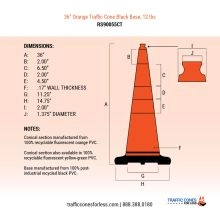 Orange Traffic Cones Bundle - 2