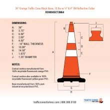 Traffic Cone Dimensions