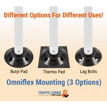 Omniflex 48 Inch Tubular Traffic Delineator - 3