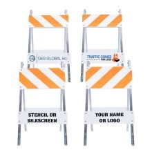 Type I Heavy Duty Plastic Panel Barricade - 2
