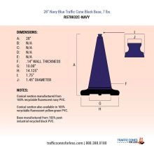 spec sheet no collar cones