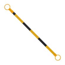 Retractable Delineator Bar Black and Yellow - 1