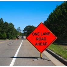 Roll Up Traffic Sign - 2