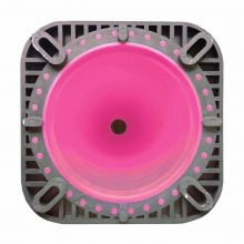 Pink Traffic Cone, 3 lb Black Base -1