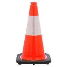 FREE STENCIL 18 inch Orange Traffic Cone - 1