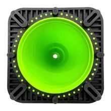 36 inch Lime Green Traffic Cone 10 lb Base - 3