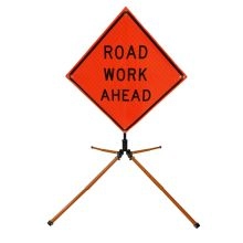 with sign