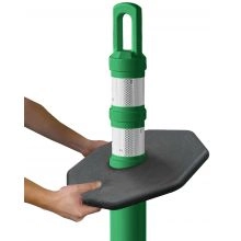 Green Arch-Looper Premium Delineator Post - 1