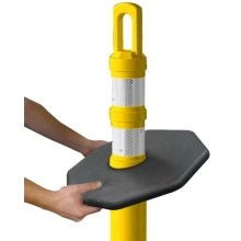 Yellow Arch-Looper Premium Delineator Post - 1