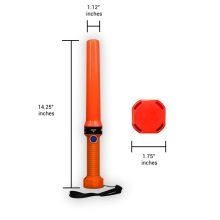 Yellow Heavy Duty Marshalling Dura-Wand - 2