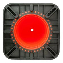 Slim Traffic Cone  7 lb Black Base - 1