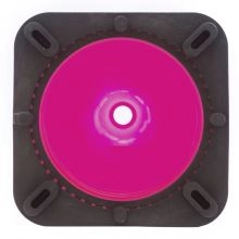 28 inches Pink Traffic Cone w/Black Base - 1