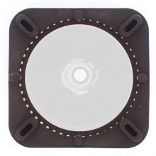 White Traffic Cone 7 lb Base View - 1