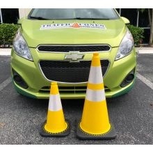 Yellow Traffic Cone w/Black Base - 2