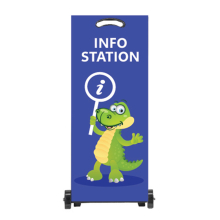 Flex Infostation Kiosk w/Custom Artwork details