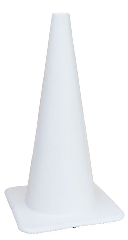Lakeside 28" 7 lb White Traffic Cone