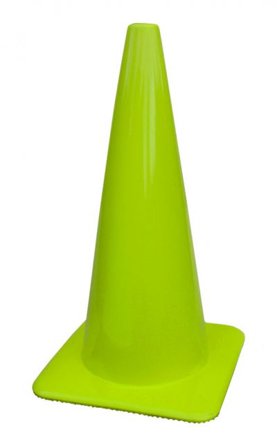 Lakeside 28" 7 lb Lime-Green Traffic Cone