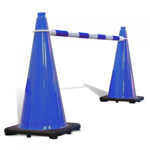 Retractable Cone Bar Blue & White