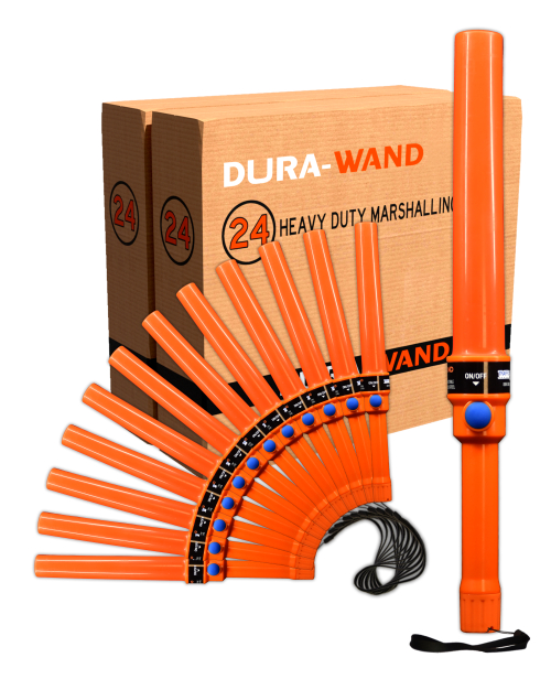 Dura-Wand Slim Line Aviation Heavy Duty Marshalling Wand - 48 Pack