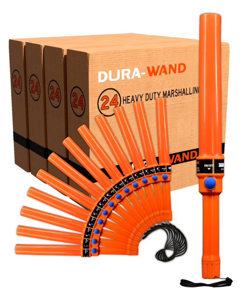 Dura-Wand Slim Line Aviation Heavy Duty Marshalling Wand - 96 Pack