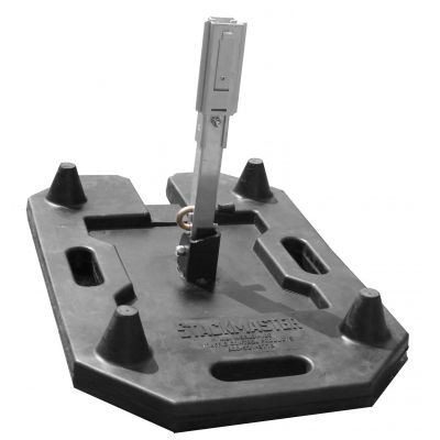 StackMaster Rubber Base Roll Up Sign Stand w/Pocket Lock