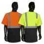 Black Bottom Hi Viz Short Sleeve T Shirt