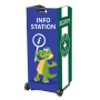 Flex Infostation Kiosk w/Custom Artwork