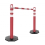 Retractable Delineator Bar Red & White