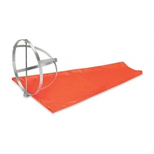 Orange Double-Stitched Windsock