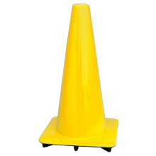Lakeside 18" Yellow Traffic Cone, Made in USA