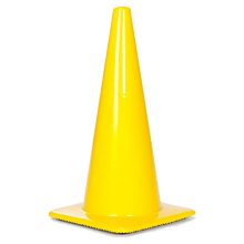Lakeside 28" 7 lb Yellow Traffic Cone